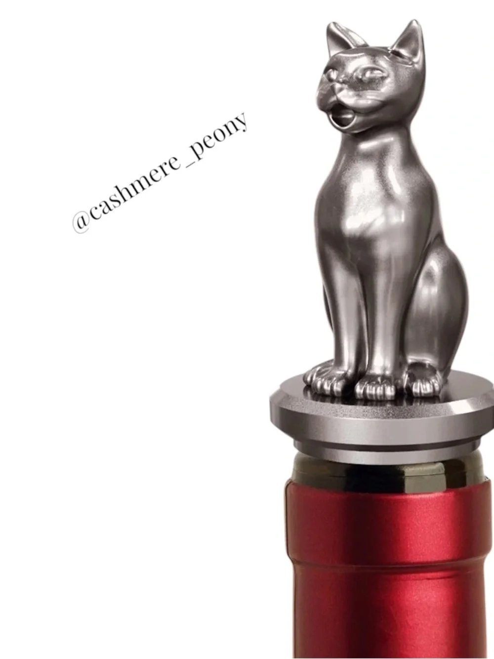 Stainless Steel Cat Wine Aerator Pourer Deluxe Decanter Pourer Stopper Spout